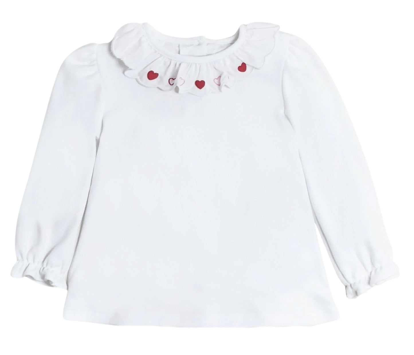 Hearts Scalloped Blouse