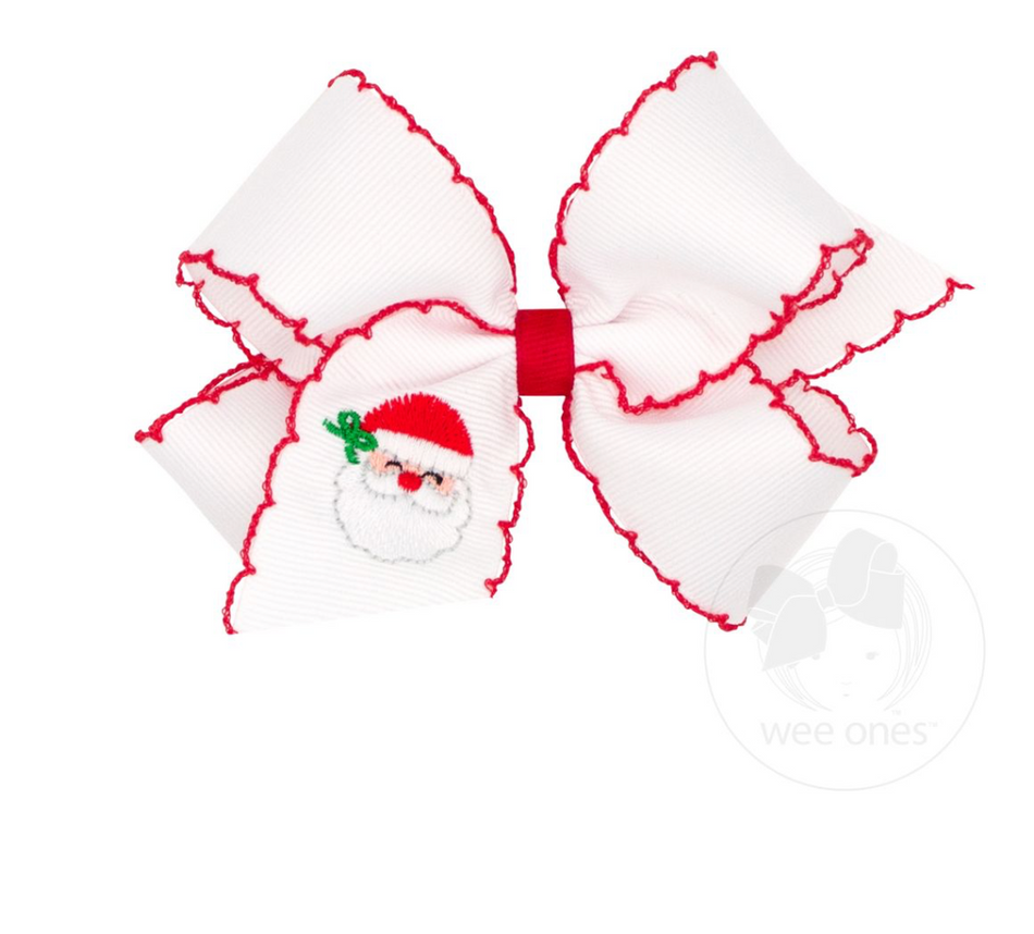 Medium Santa Hair Bow