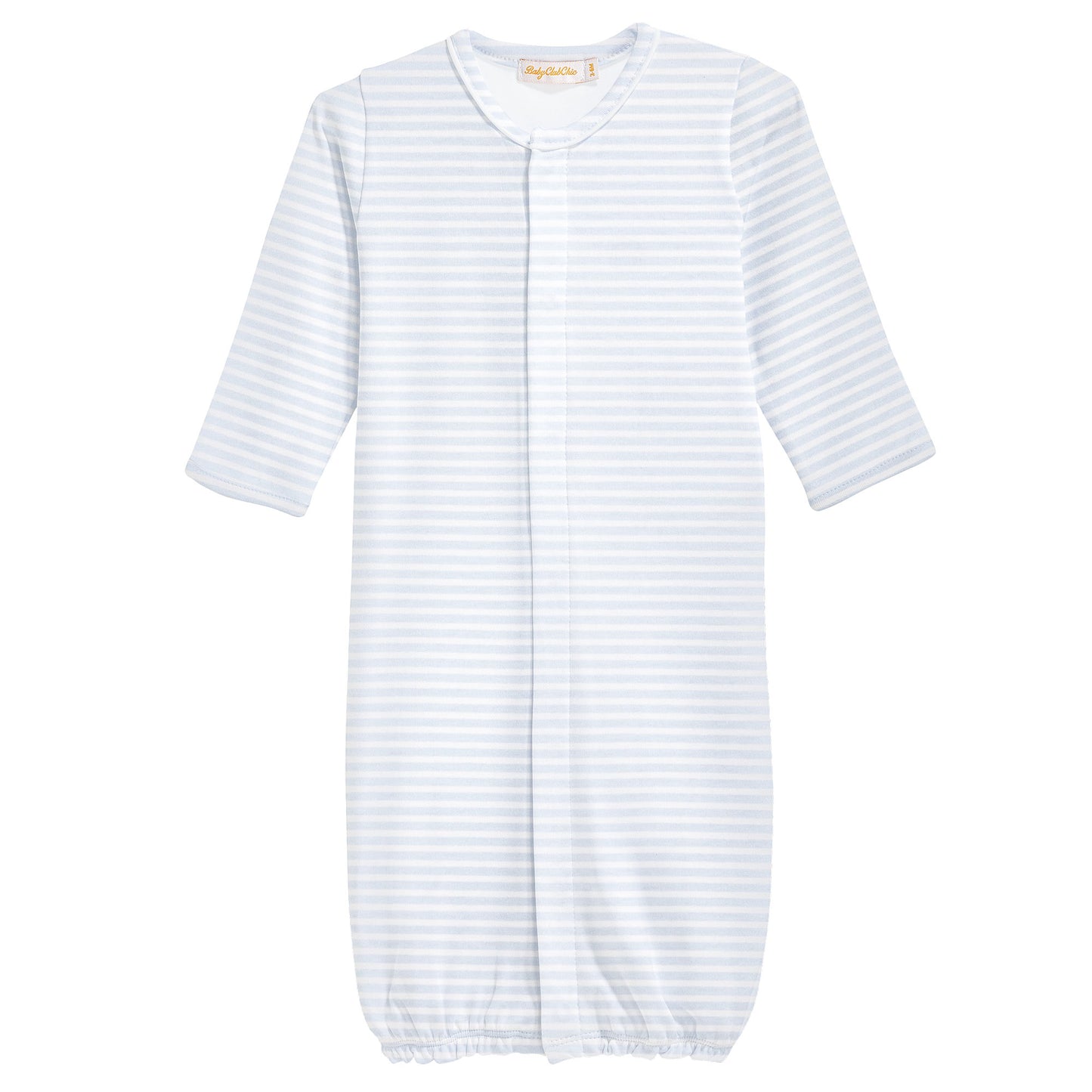 Light Blue Stripes Converter Gown