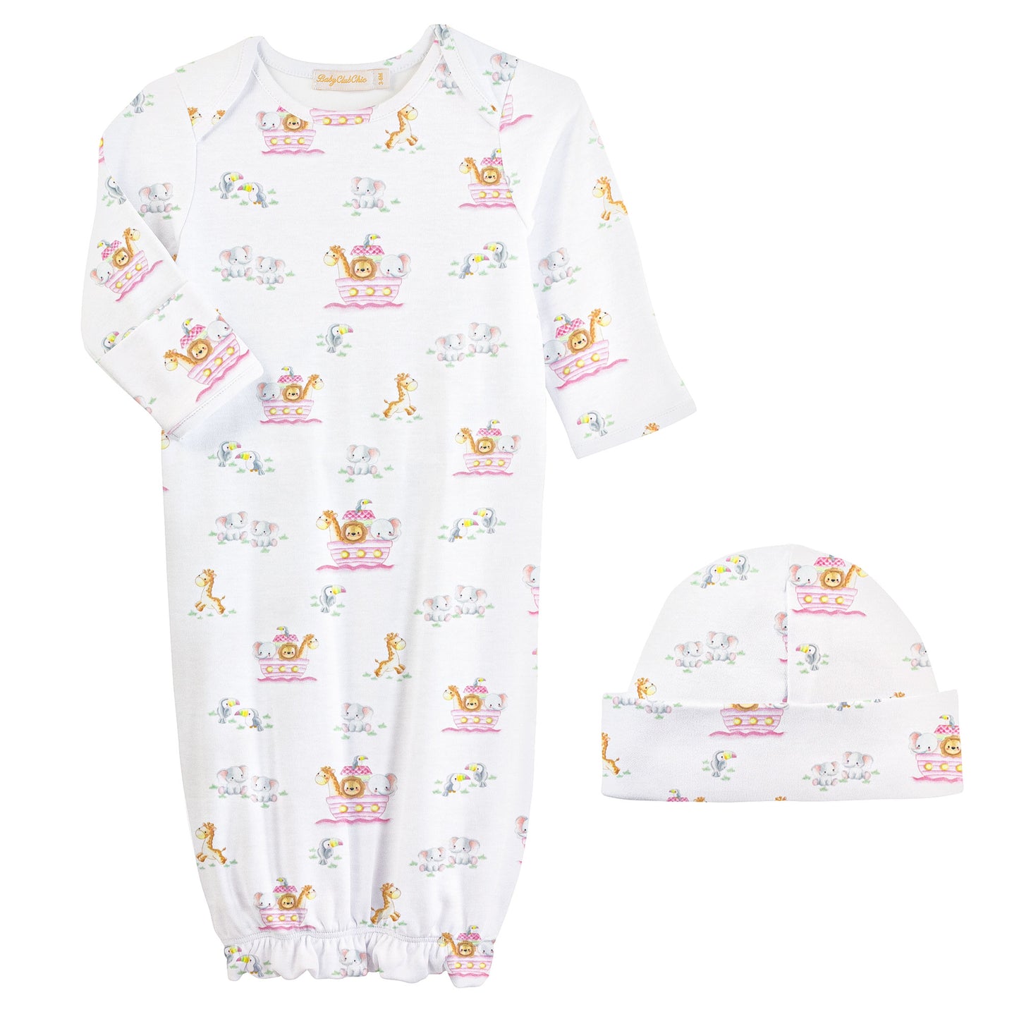 Noah's Ark Gown and Hat Set
