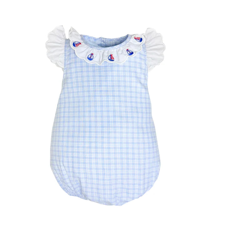 Sailboat Scalloped Angel Bubble