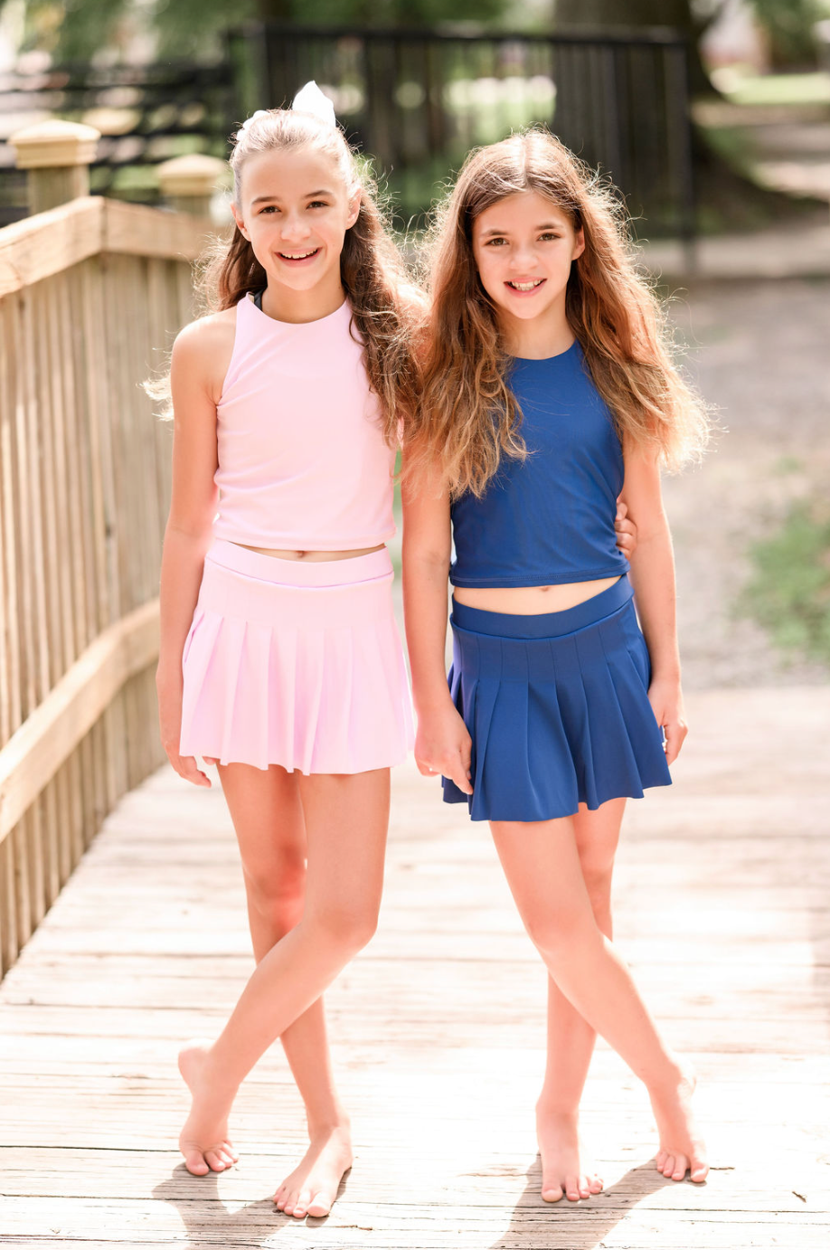 Pleated Active Skirt