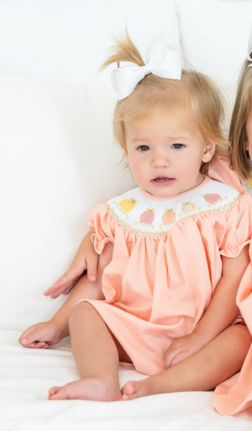 Smocked Pumpkin Bishop Bubble