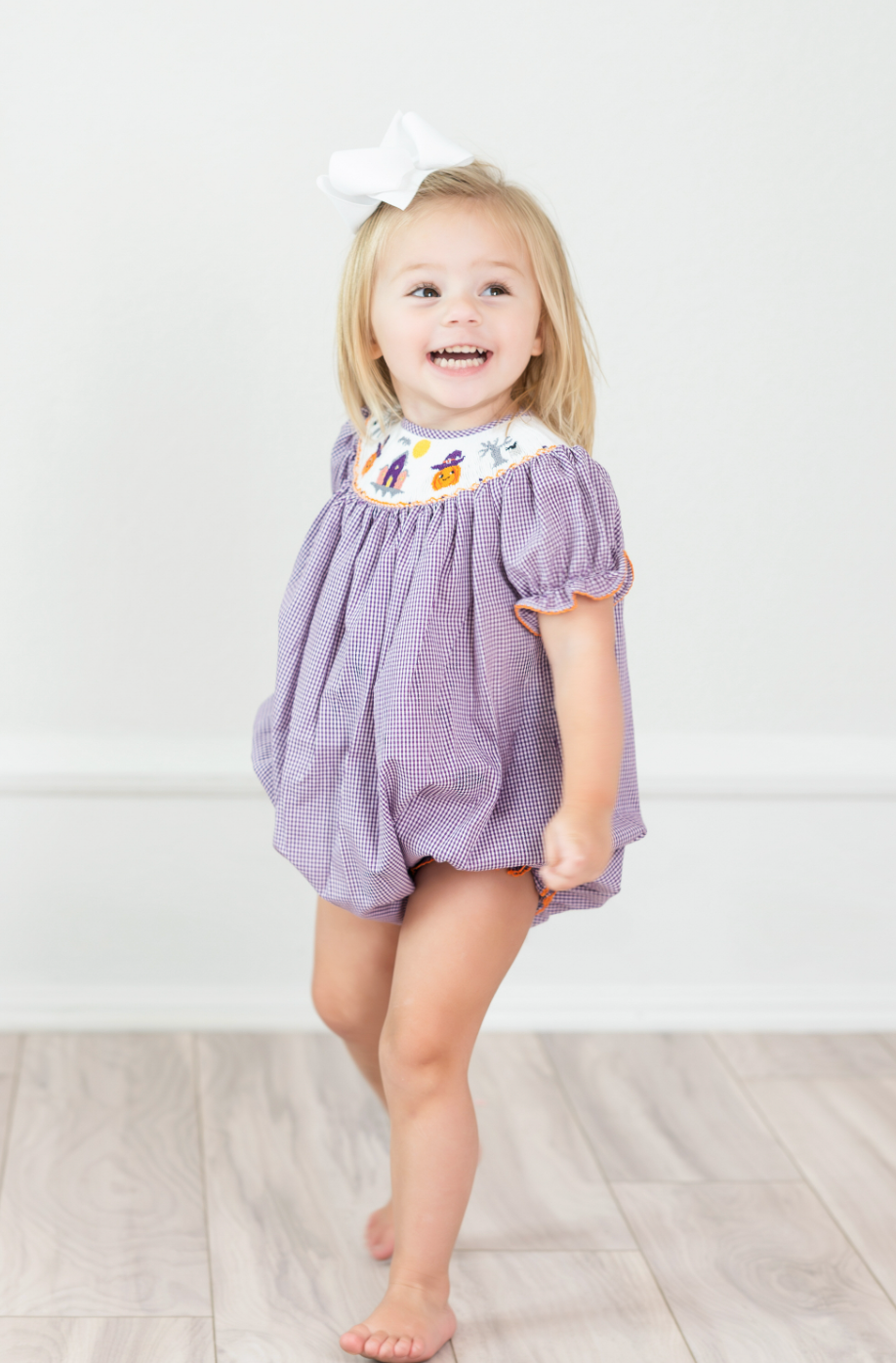 Smocked Halloween Bishop Bubble