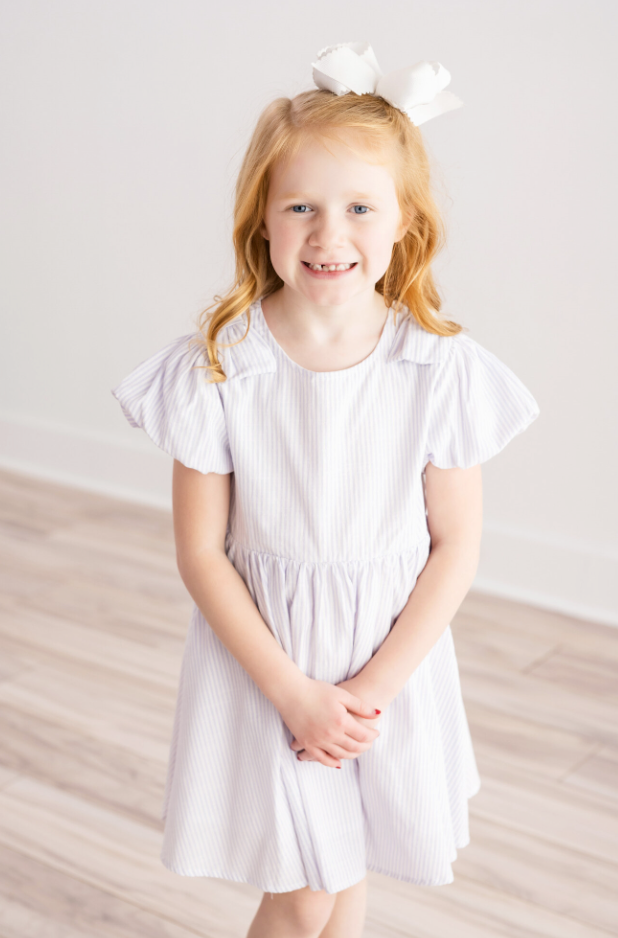 Stripe Amber Bow Dress