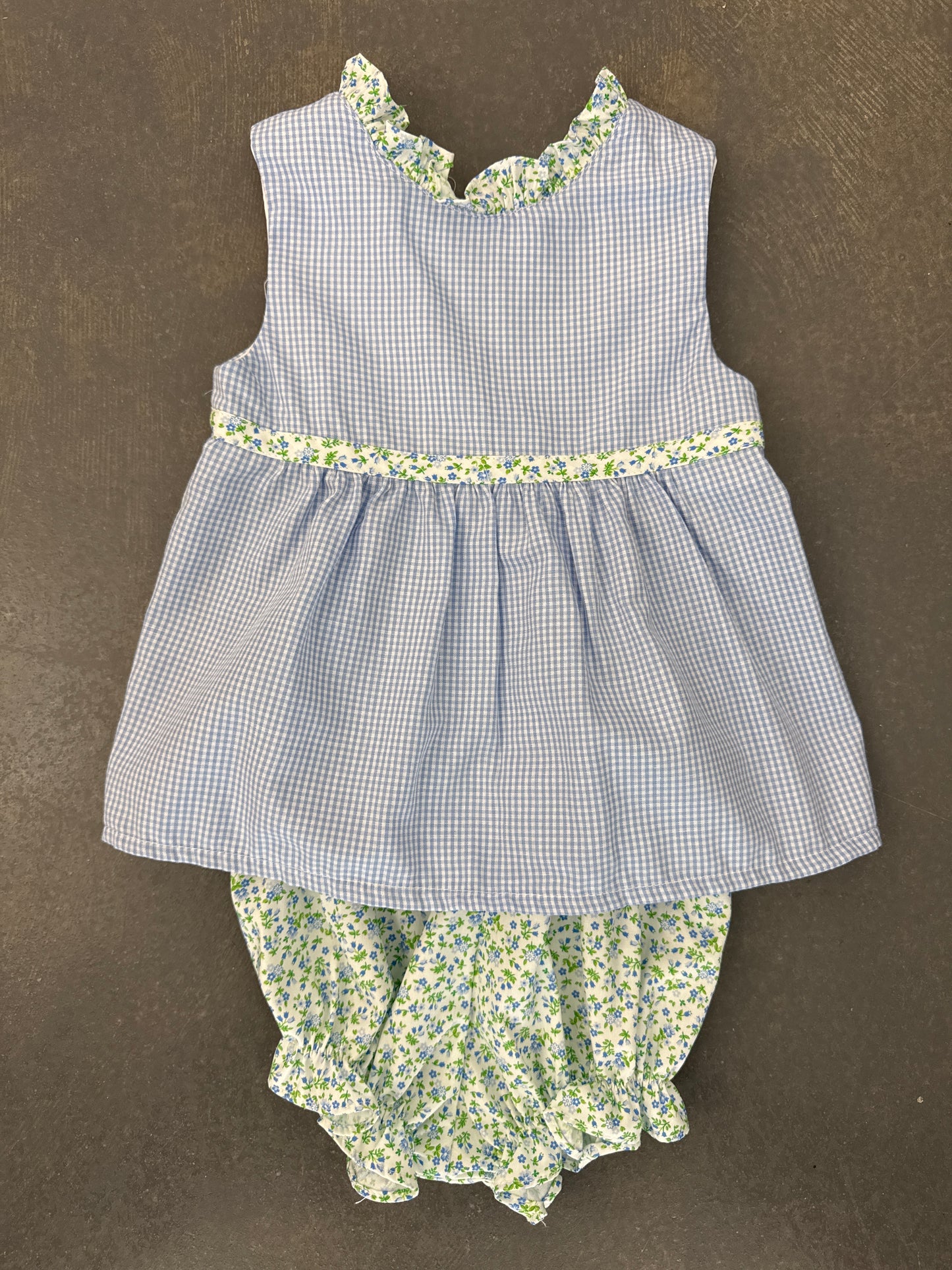 Floral Wrap Bloomer Set