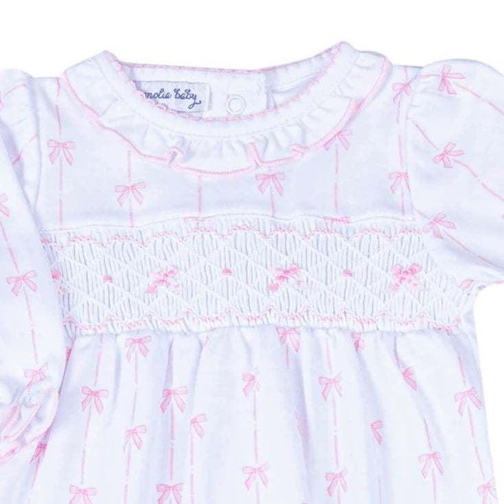 Amelia's Classic Smocked Footie