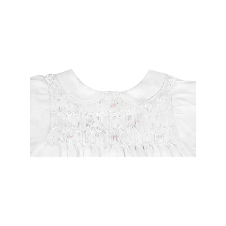 Smocked Dress with Bloomer & Hat