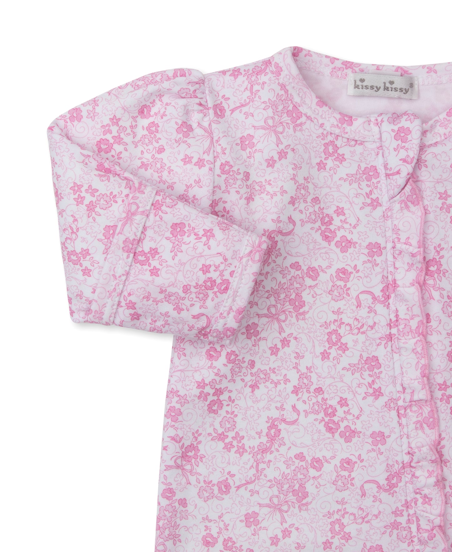 Old English Roses Zip Footie