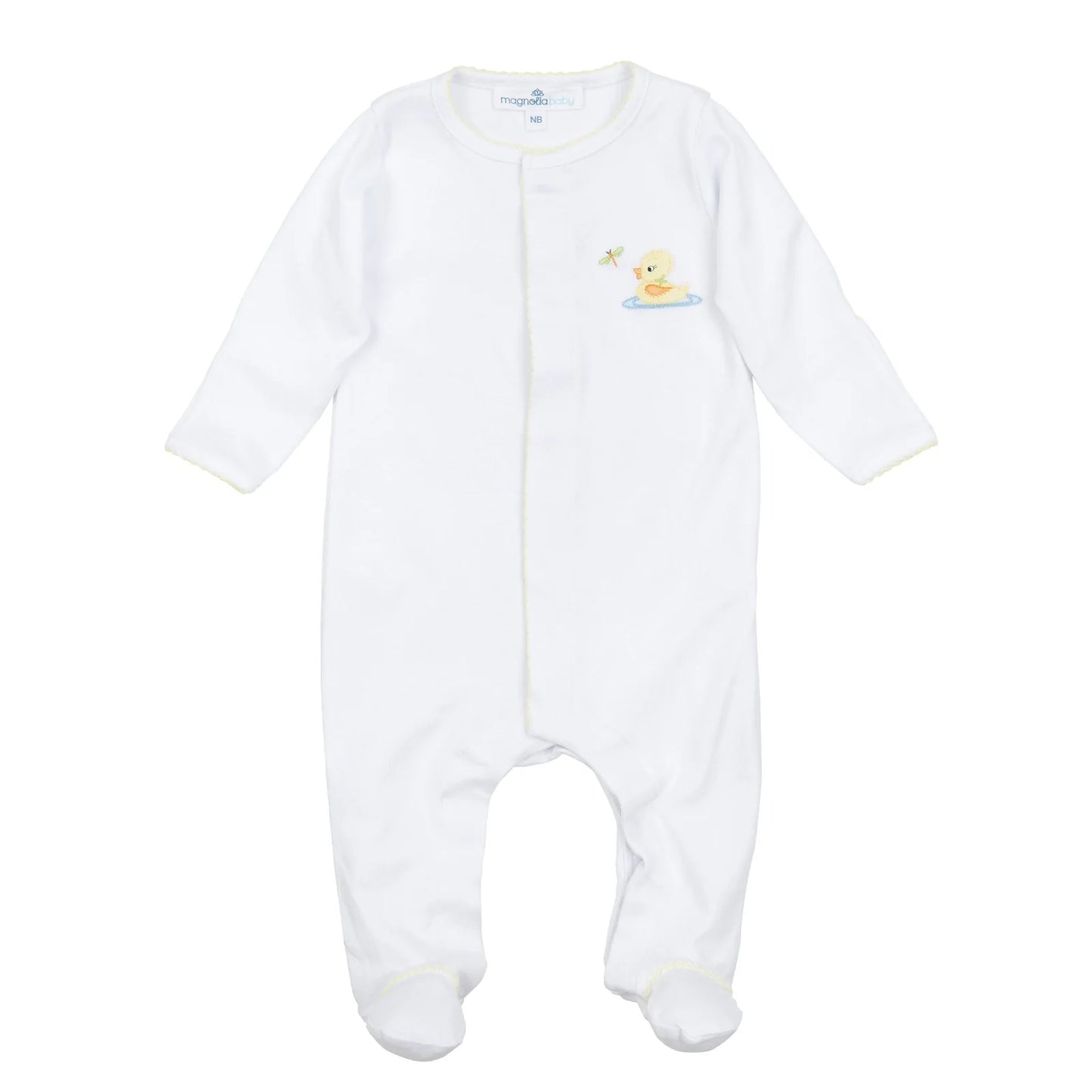 Darling Ducklings Zipper Footie