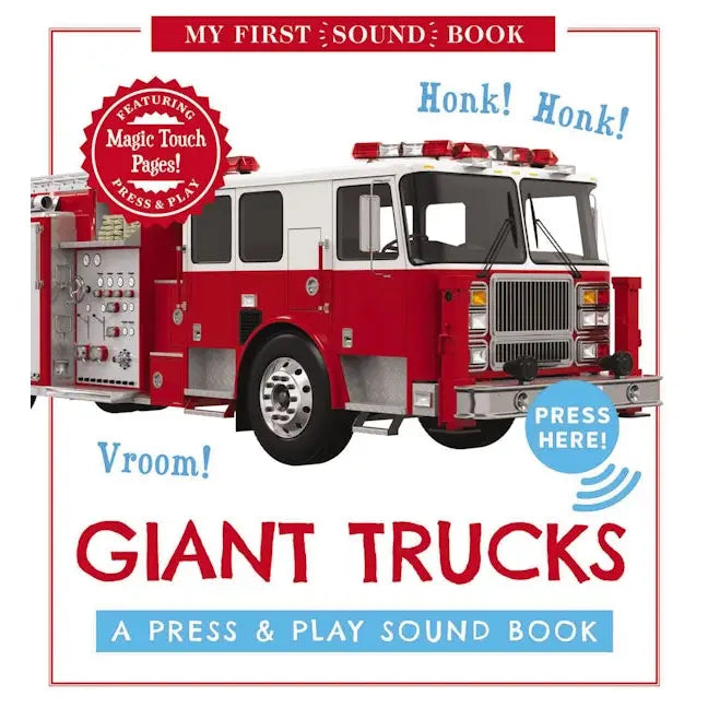 Giant Trucks: A Press & Play Sound Board Book
