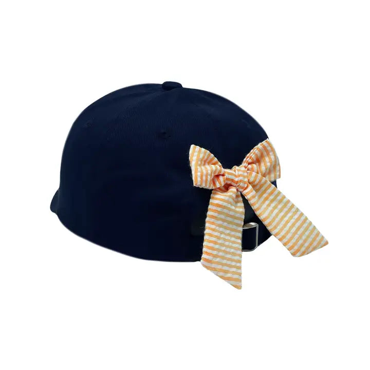 Auburn Hat with Bow