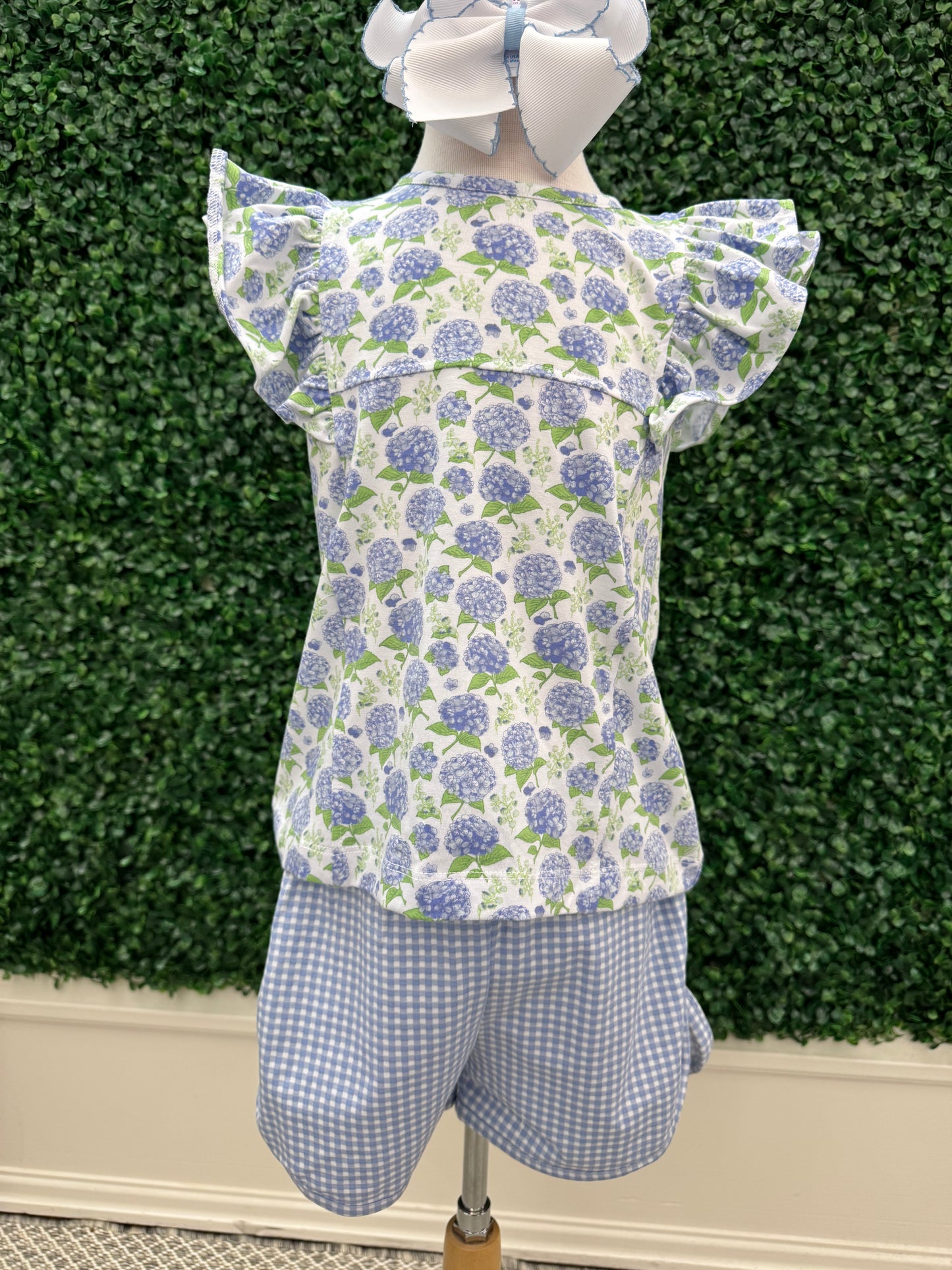 Hydrangea Ruffle Sleeve Set