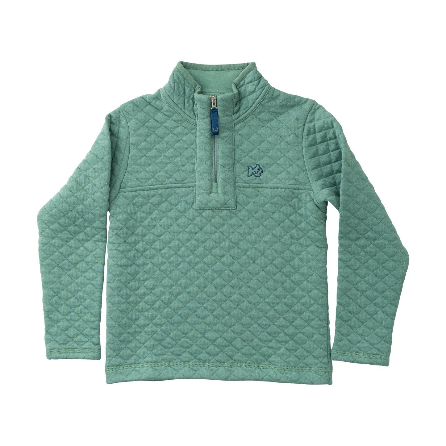 Quilted Zip Pullover