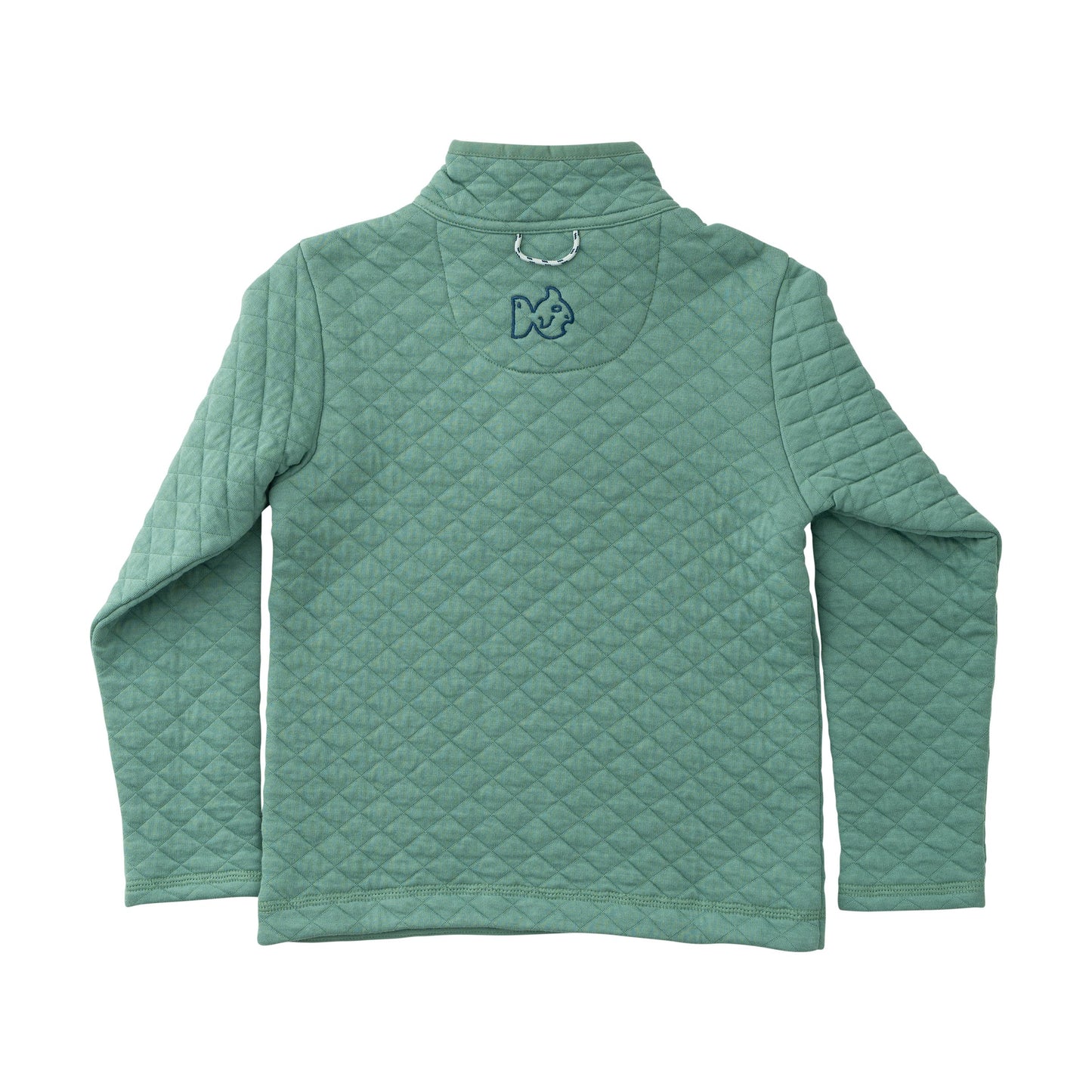 Quilted Zip Pullover
