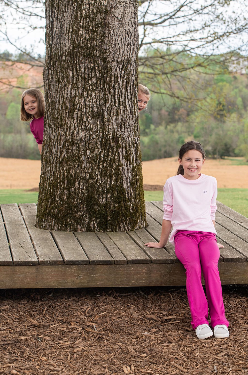 Girls Athletic Flare Legging