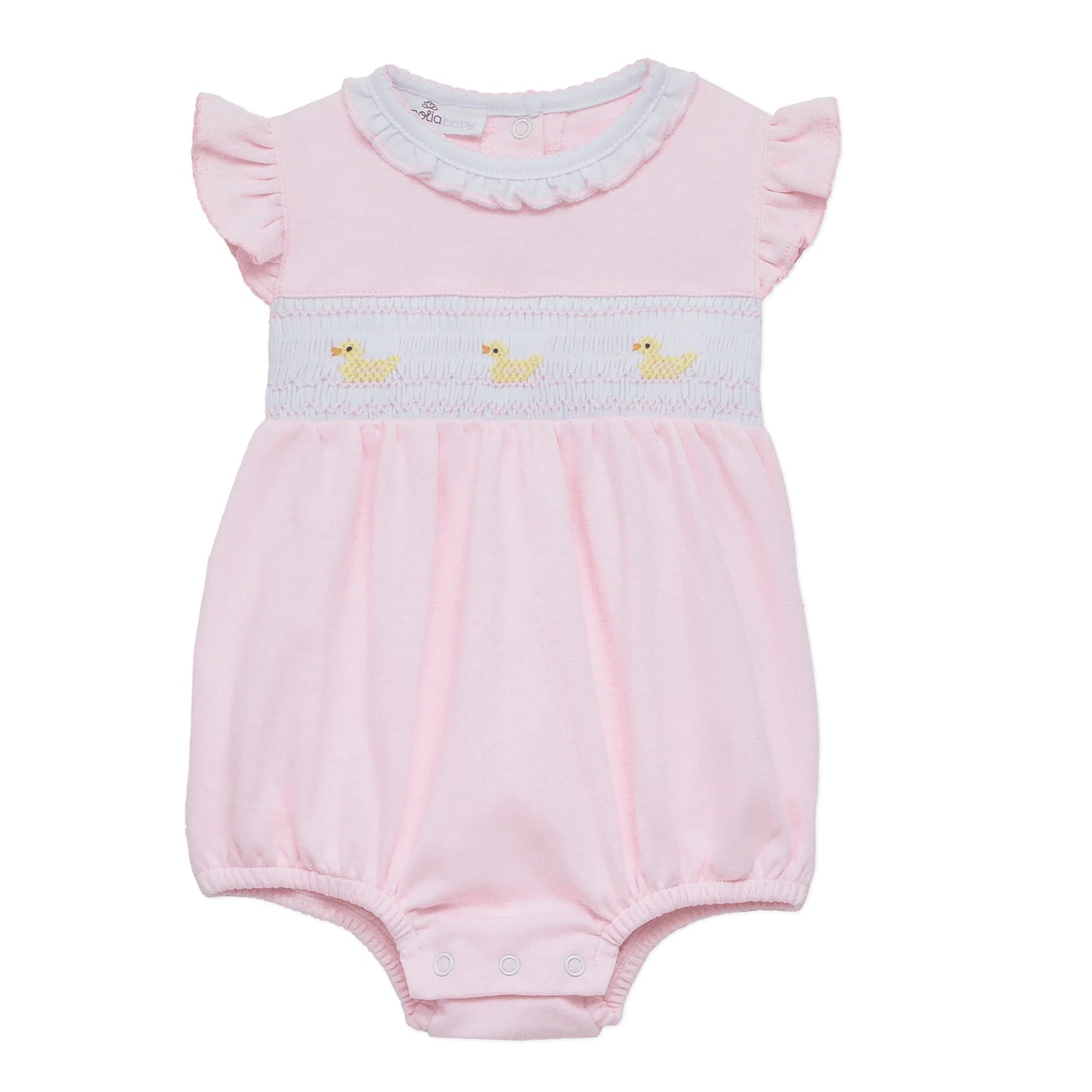 Little Ducklings Smocked Bubble