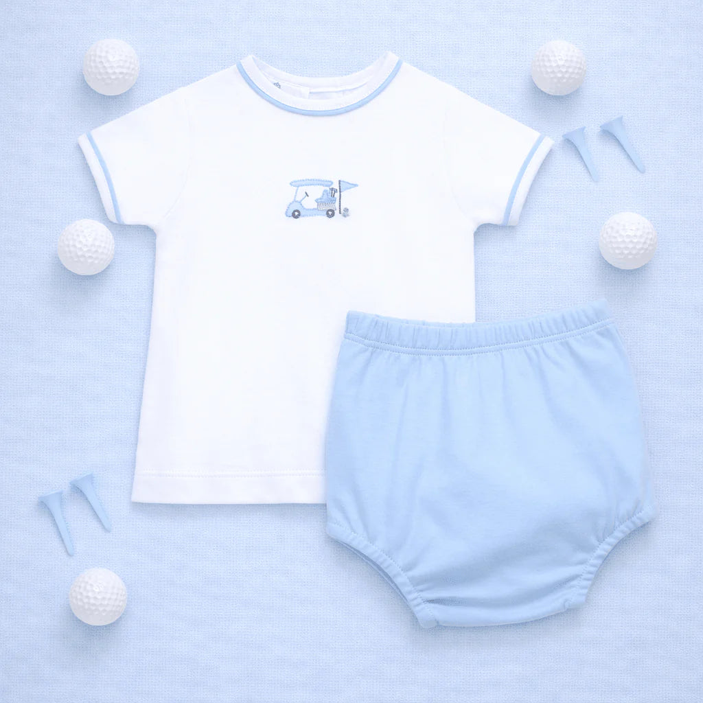 Little Golfer Diaper Cover Set