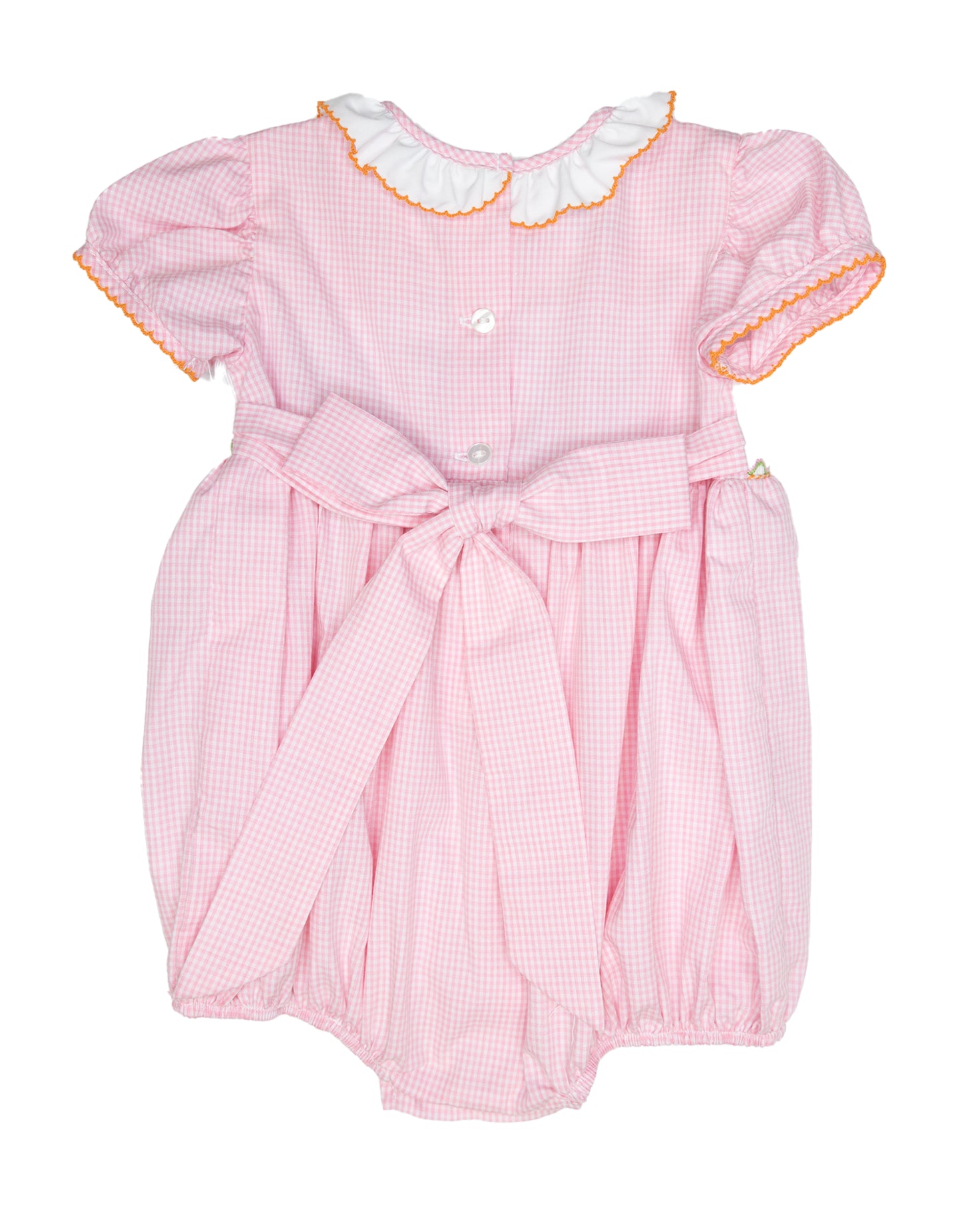 Pumpkin Smocked Bubble