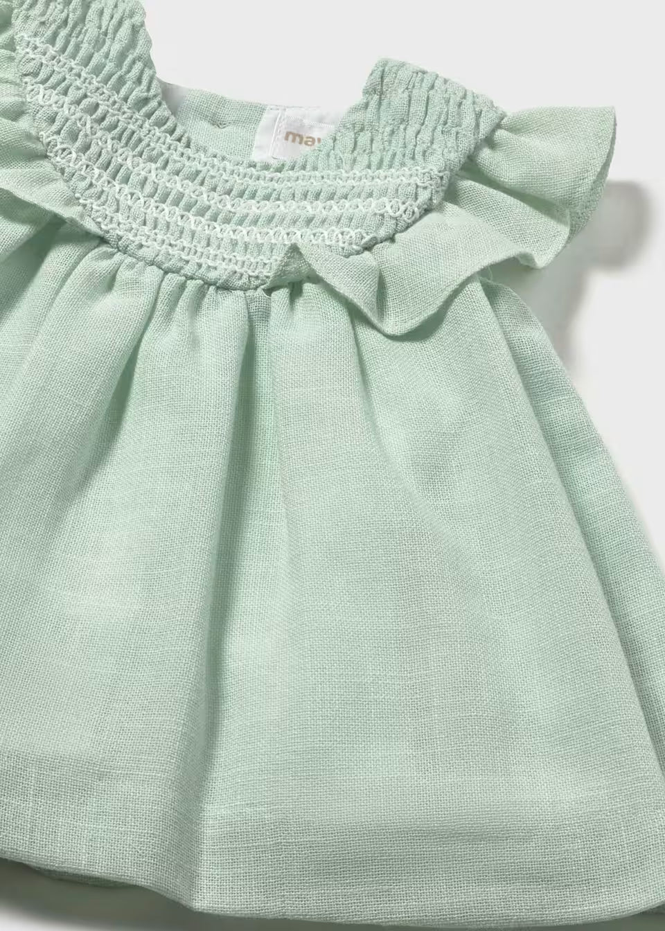 Green Smocked Dress