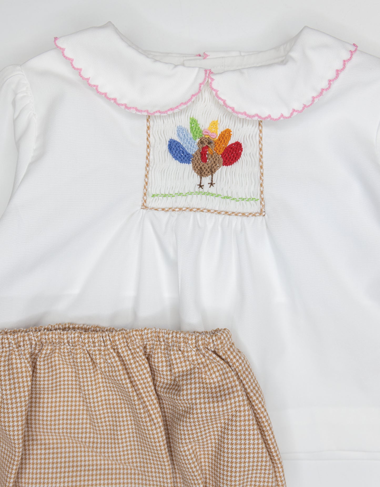 Girl’s Turkey Diaper Set