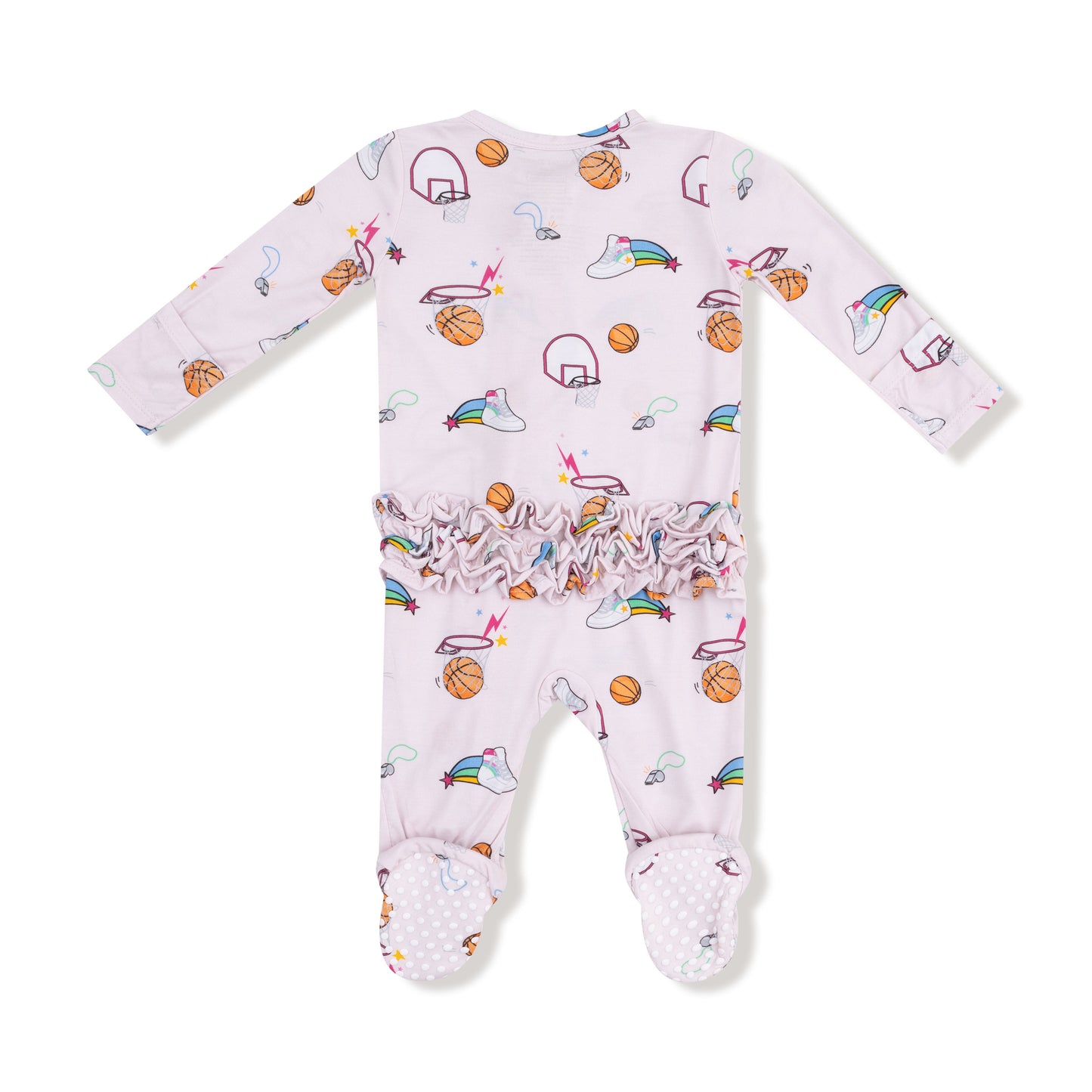 Basketball Ruffle Footie
