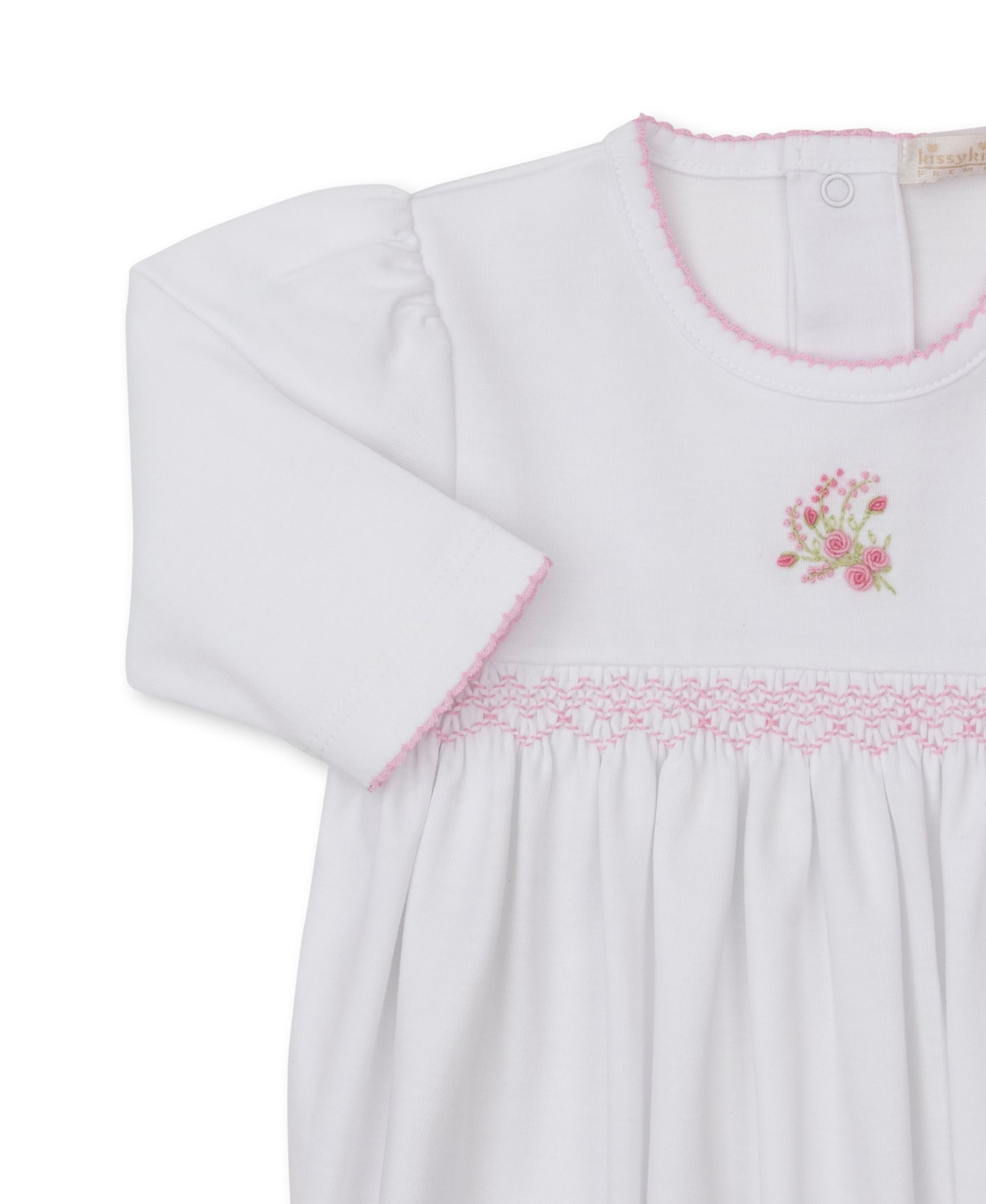 Victorian Roses Smocked Gown