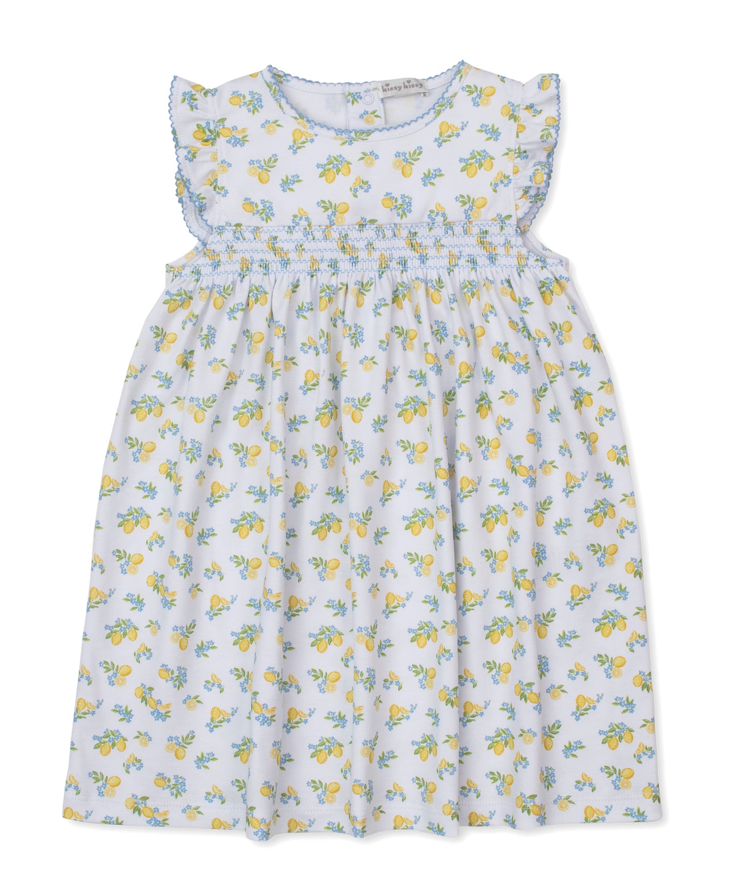 Lemon Blossoms Smocked Dress