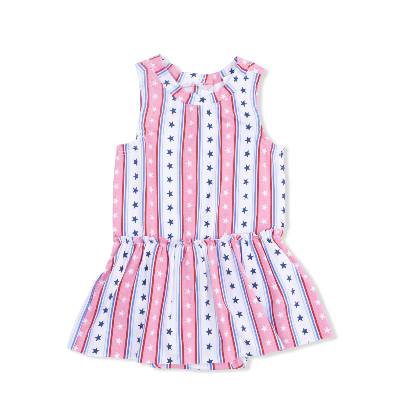 Stars and Stripes Bodysuit with Skirt