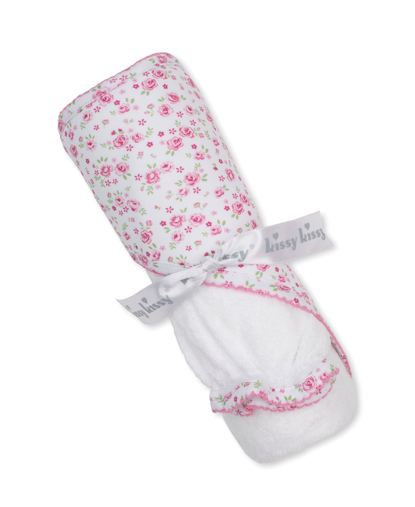 Cottage Roses Hooded Towel & Mitt Set