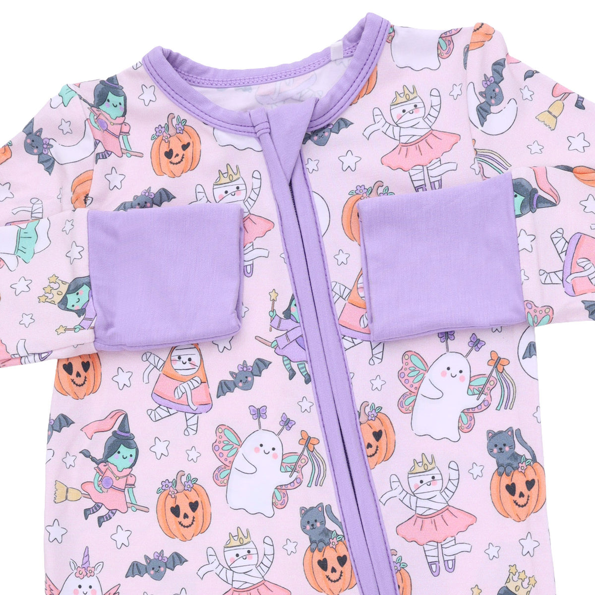 Halloween Monster Zip Romper
