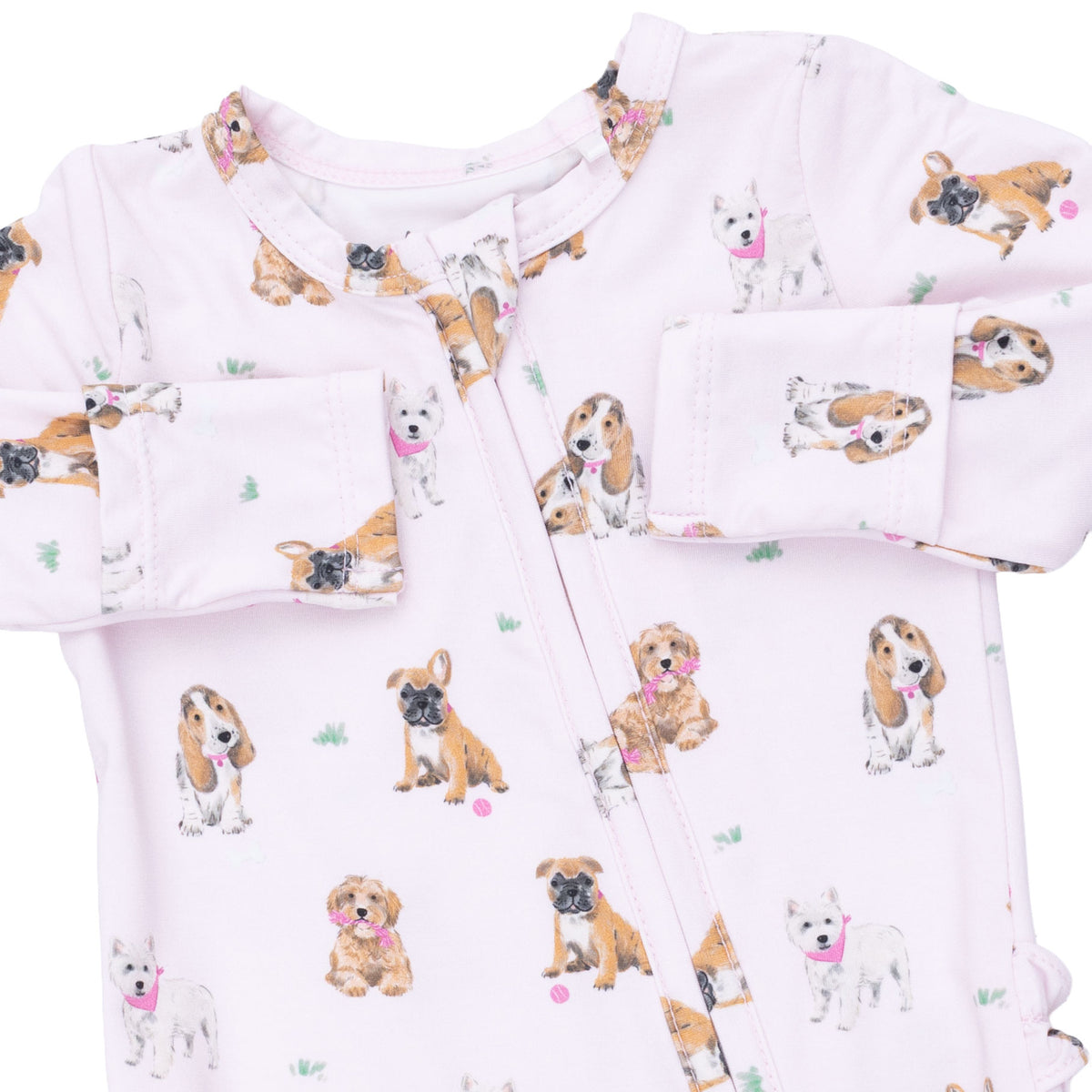 Bestie Dogs Zip Footie
