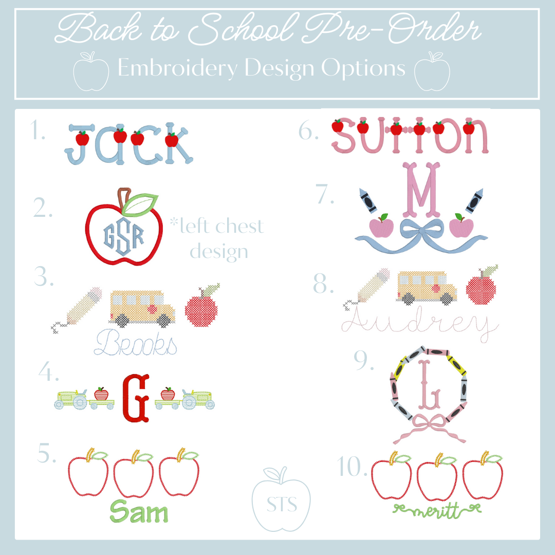 Back To School PreOrder