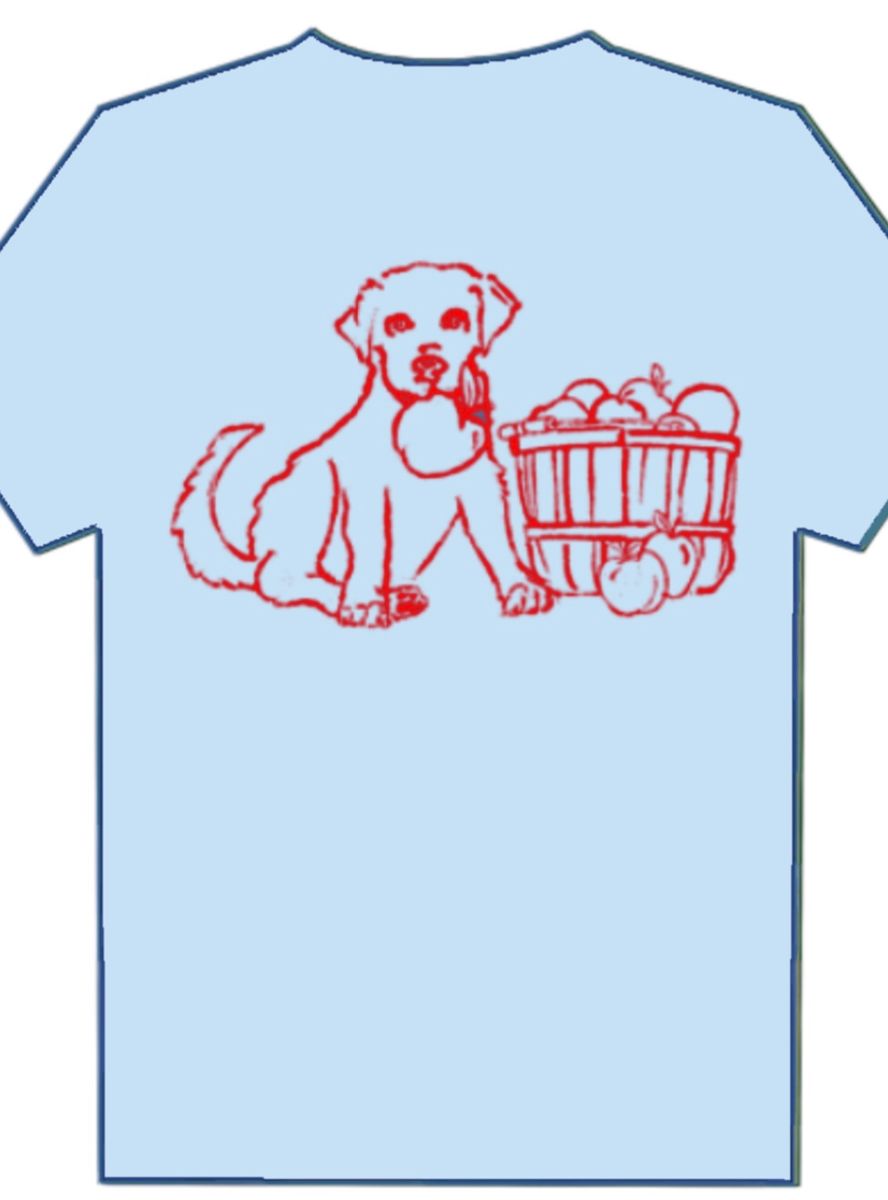 Puppy with Apples T-Shirt