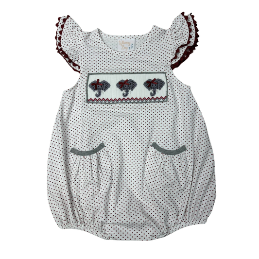 Smocked Elephant Bubble