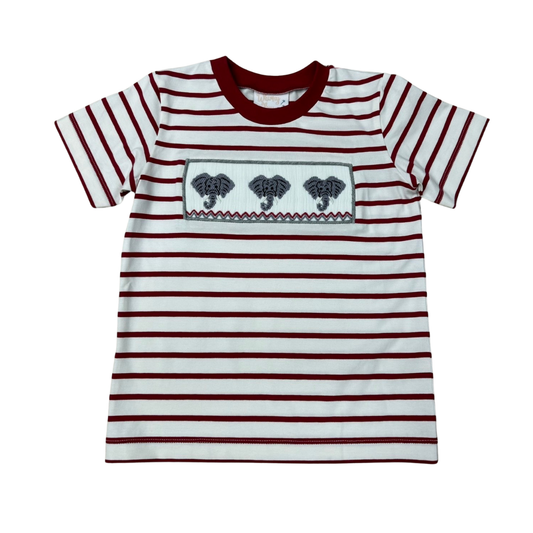 Smocked Elephant Shirt