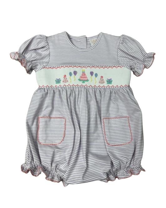 Birthday Bash Smocked Bubble