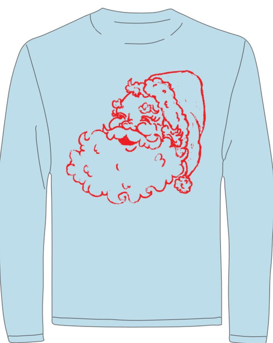Blue Santa Tee