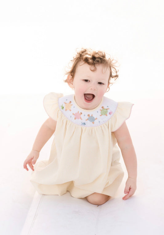 Turtle Smocked Dress
