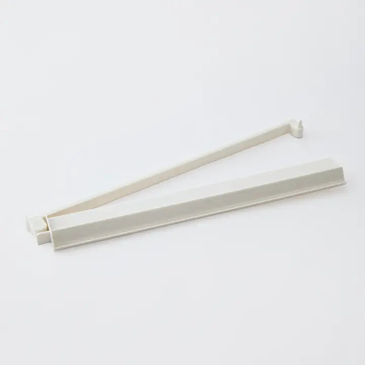White Acrylic Rack and Pusher Set