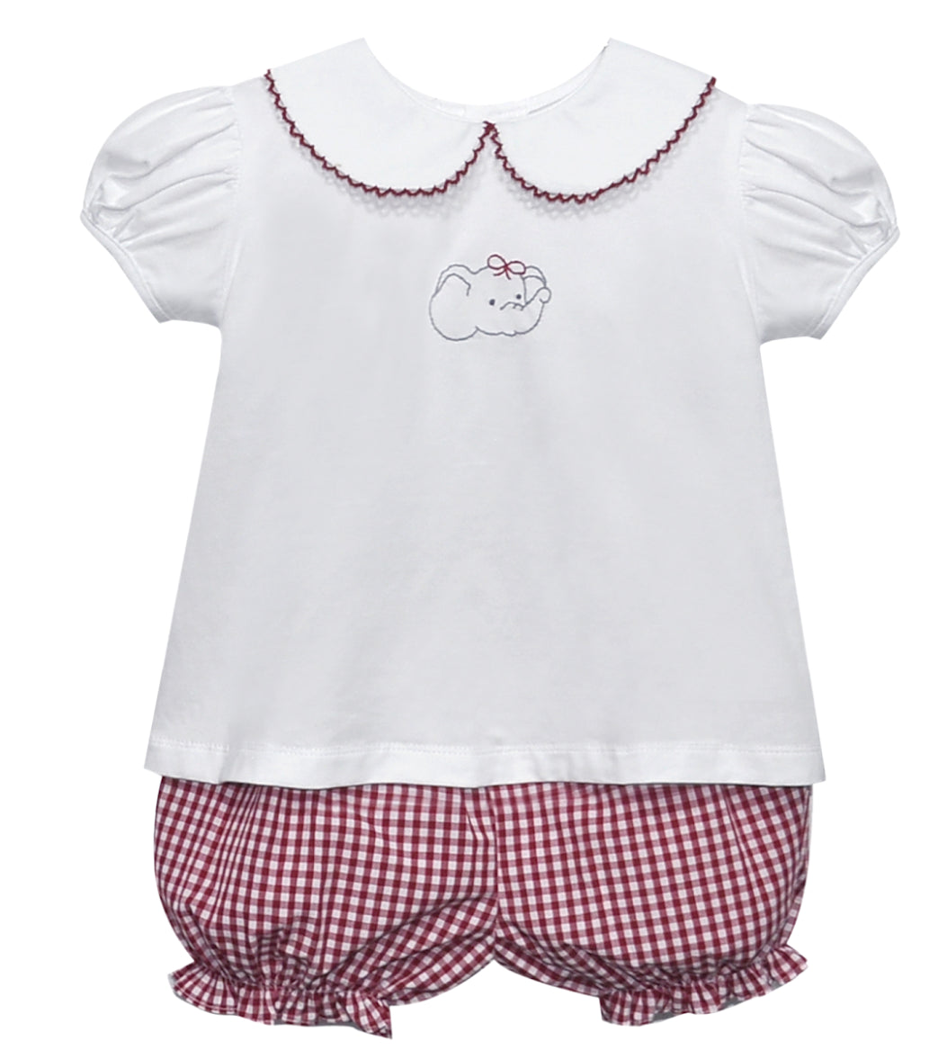 Elephant Knit Bloomer Set