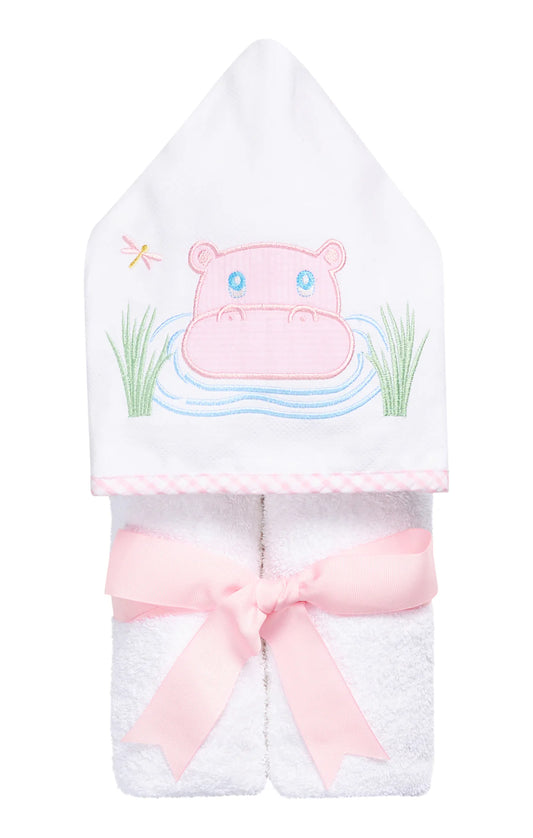 Pink Hippo Everykid Towel