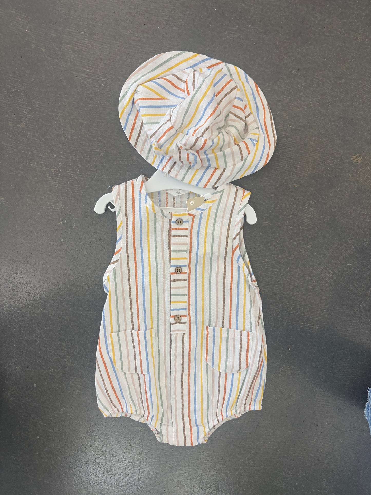 Stripe Bubble with Hat