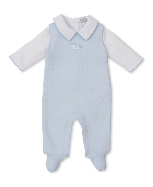 Riding Rockers Jacuard Overall Set