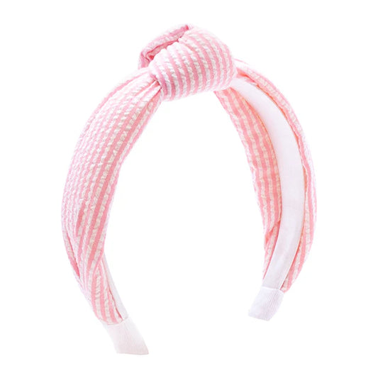 Seersucker Knot HeadBand