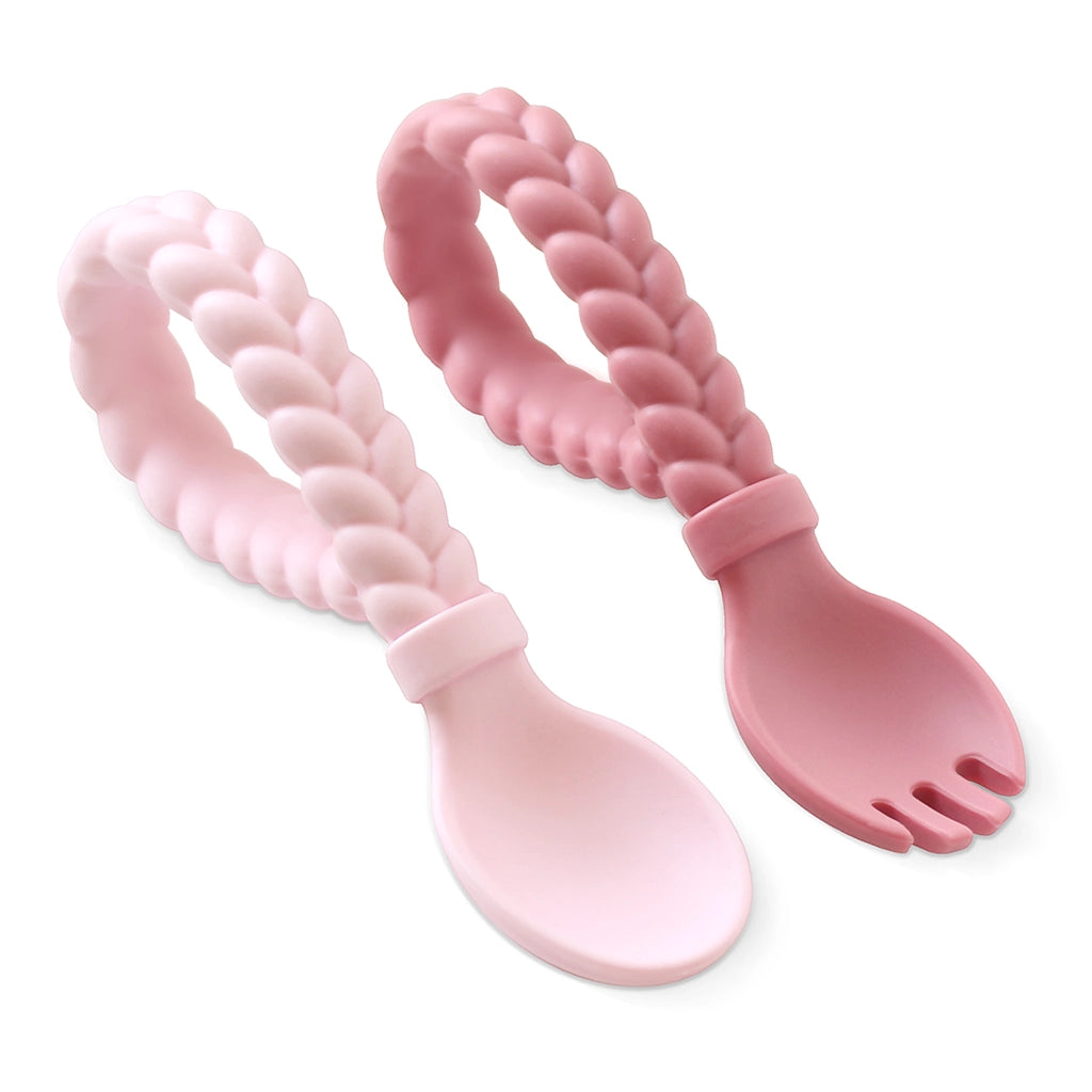 Sweetie Spoon & Fork-Pink