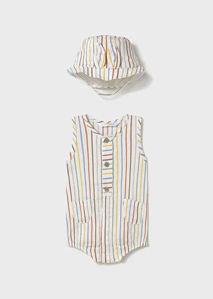 Stripe Bubble with Hat