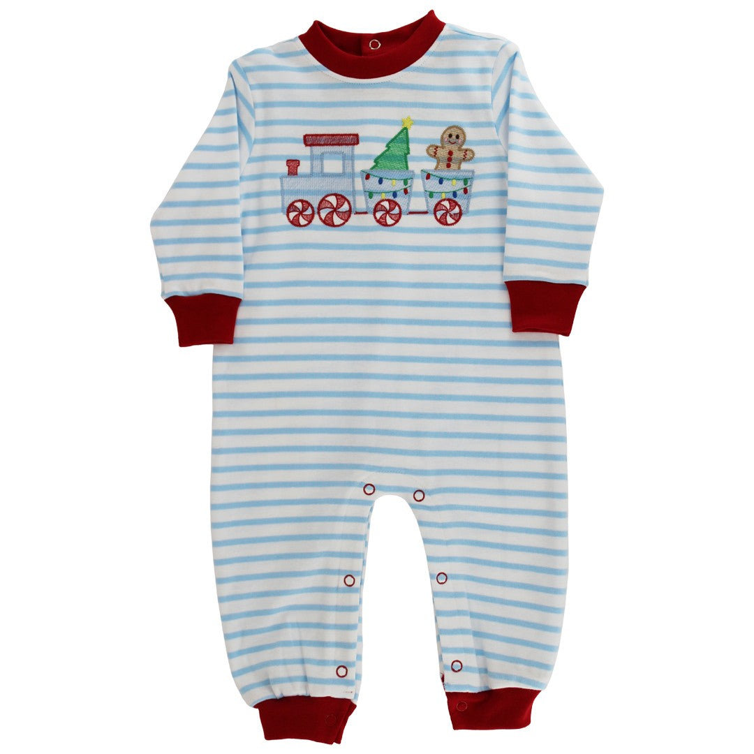 Gingerbread Express Romper