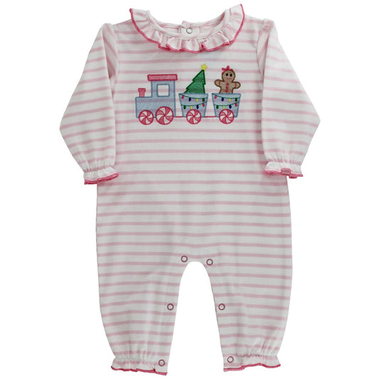 Gingerbread Express Romper