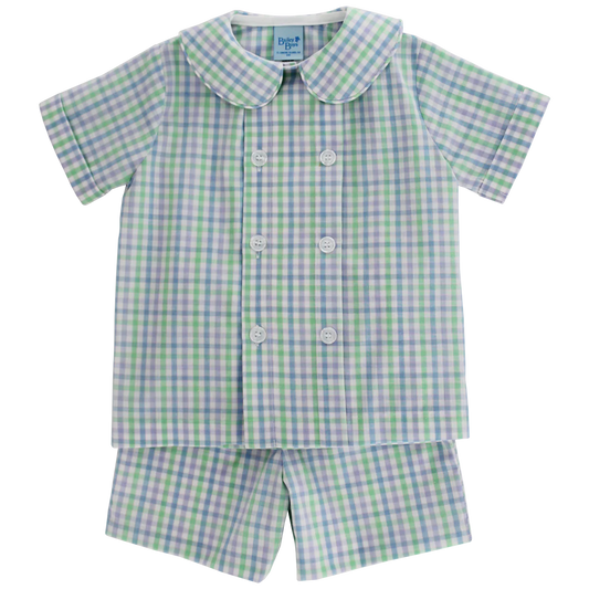 Essex Plaid Dressy Short Set